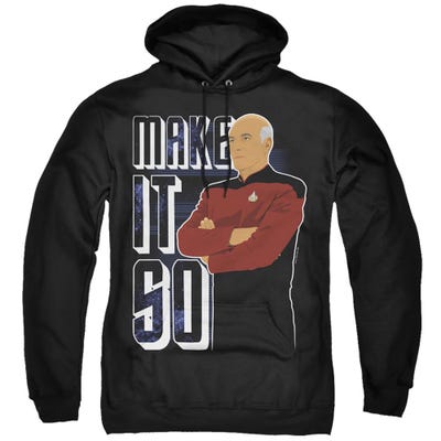 Make It So Captain Star Trek Hoodie