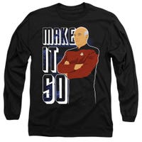 Make It So Captain Star Trek Long Sleeve Shirt