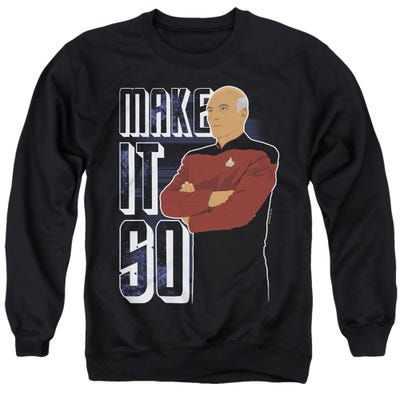 Make It So Captain Star Trek Sweatshirt