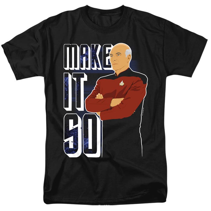 Make It So Captain Star Trek T-Shirt