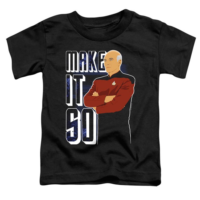 Make It So Captain Star Trek Toddler T-Shirt