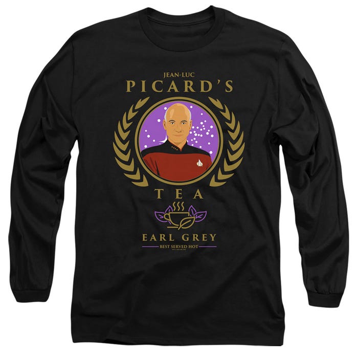 TEA EARL GREY HOT Star Trek Long Sleeve Shirt