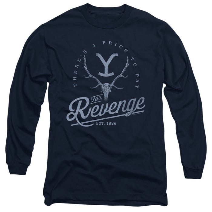 Yellowstone Revenge Skull Official Long Sleeve Shirt