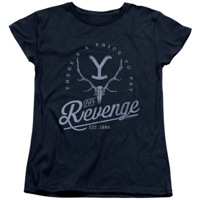 Yellowstone Revenge Skull Official Womens T-Shirt