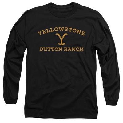 Official Yellowstone Arched Logo Long Sleeve Shirt