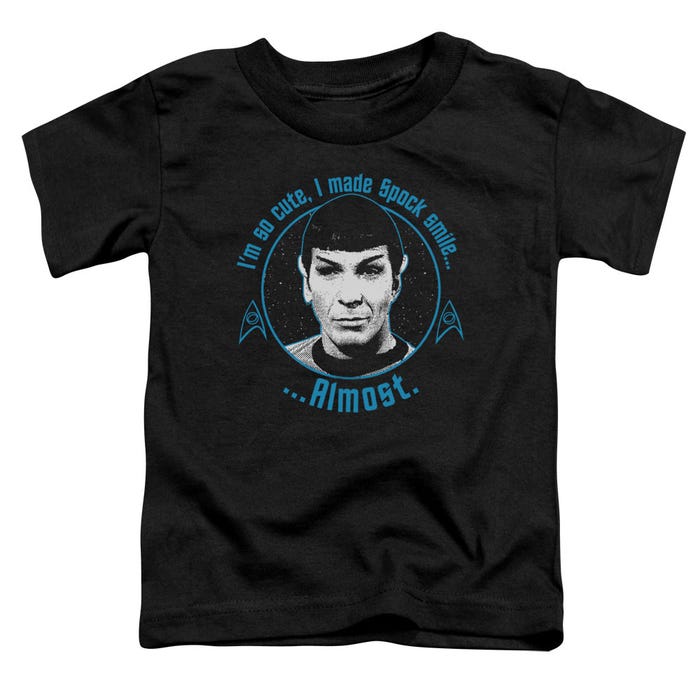 Star Trek I'm so cute, I Made Spock Smile Toddler T-Shirt