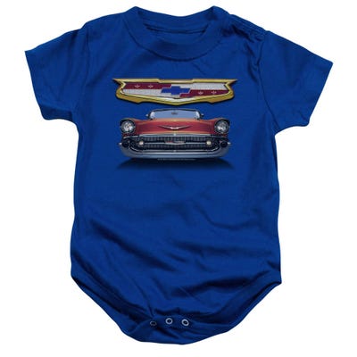 Chevy 1957 Bel Air Grille Baby Bodysuit