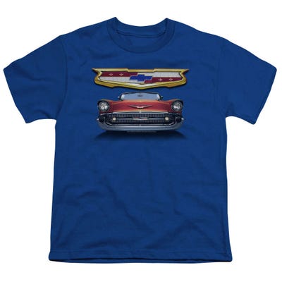 Chevy 1957 Bel Air Grille Kids T-Shirt