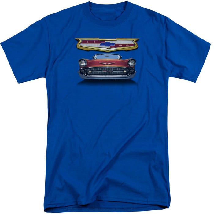 Chevy 1957 Bel Air Grille Tall T-Shirt