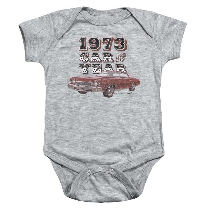 Chevy 1973 Car Of The Year Baby Bodysuit