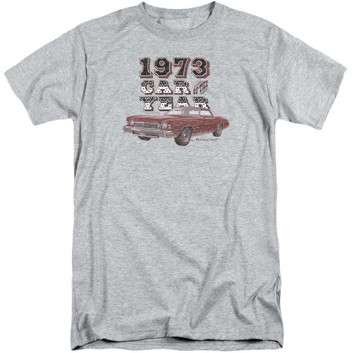 Chevy 1973 Car Of The Year Tall T-Shirt