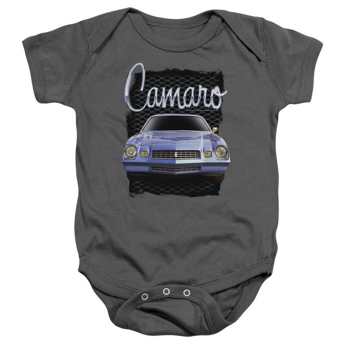 Chevy Blue Camaro Baby Bodysuit