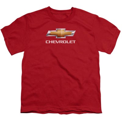 Chevy Bowtie Stacked Logo Kids T-Shirt