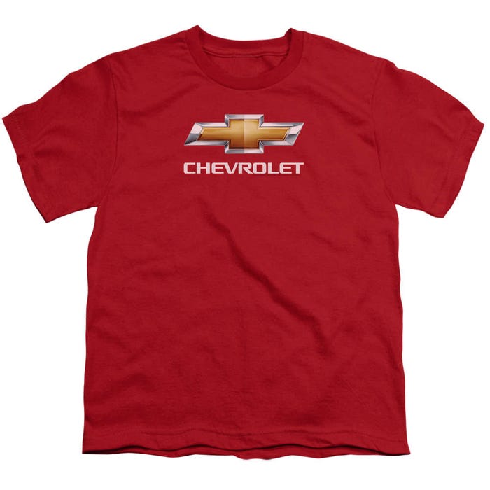 Chevy Bowtie Stacked Logo Kids T-Shirt