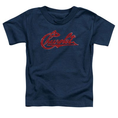 Chevy Chevrolet Script Distressed Toddler T-Shirt