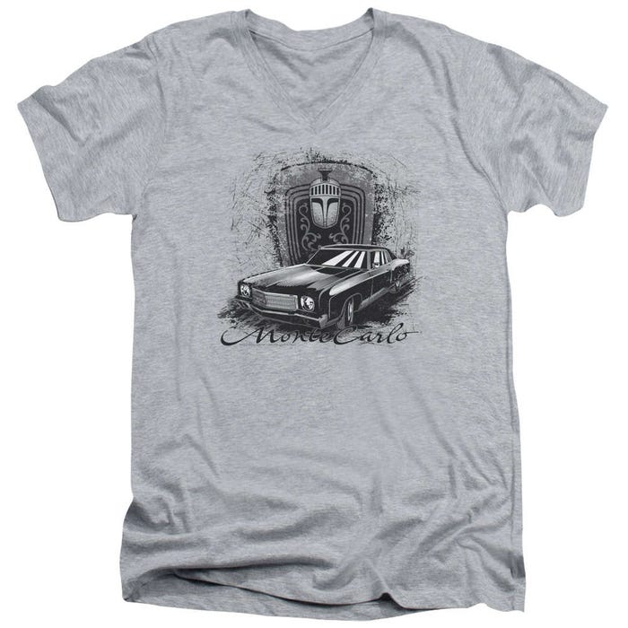 Chevy Monte Carlo Drawing V-Neck T-Shirt