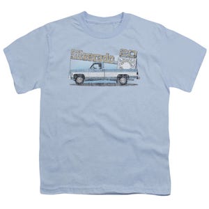 Chevy Old Silverado Sketch Kids T-Shirt