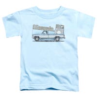 Chevy Old Silverado Sketch Toddler T-Shirt
