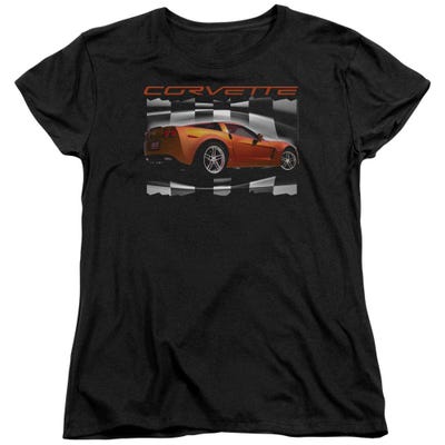 Chevy Orange Z06 Vette Womens T-Shirt