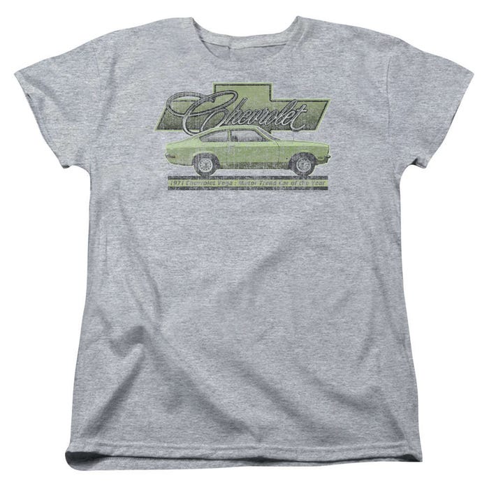 Chevy Vega Car Of The Year 71 Womens T-Shirt