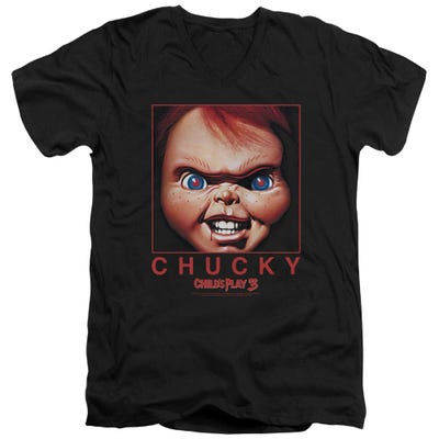 Childs Play Movie Chucky V-Neck T-Shirt