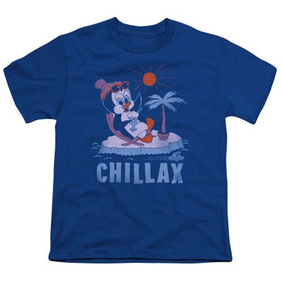 Chilly Willy Chillax On the Beech Kids T-Shirt