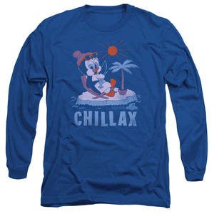 Chilly Willy Chillax On the Beech Long Sleeve Shirt