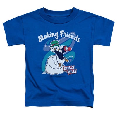 Chilly Willy Making Friends Snowman Toddler T-Shirt