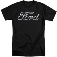 Chrome Ford Logo Tall T-Shirt