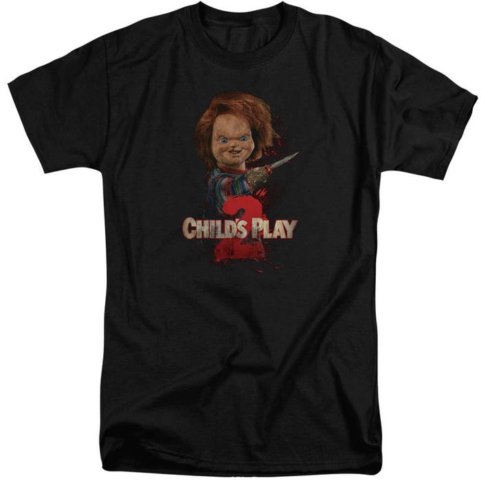 Chucky: Child's Play 2 Here's Chucky Movie Poster Tall T-Shirt