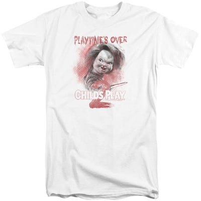 Chucky: Child's Play 2 Playtime's Over Tall T-Shirt