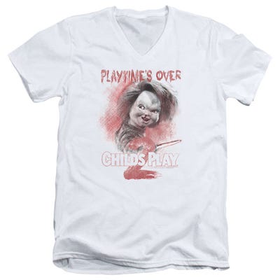 Chucky: Child's Play 2 Playtime's Over V-Neck T-Shirt