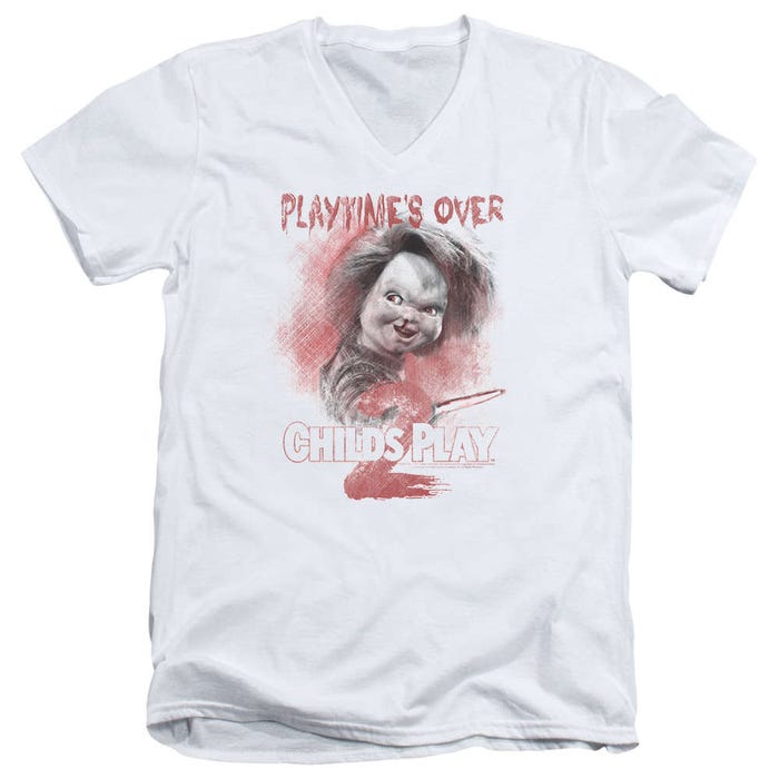 Chucky: Child's Play 2 Playtime's Over V-Neck T-Shirt