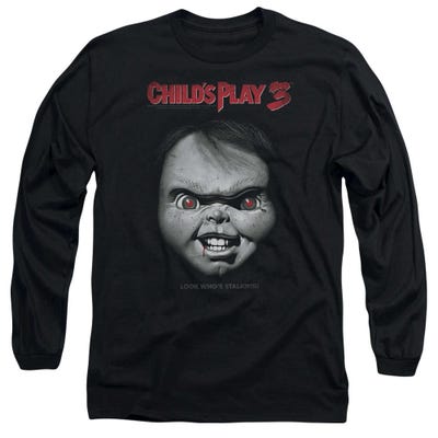 Chucky: Child's Play 3 Face Movie Poster Long Sleeve Shirt