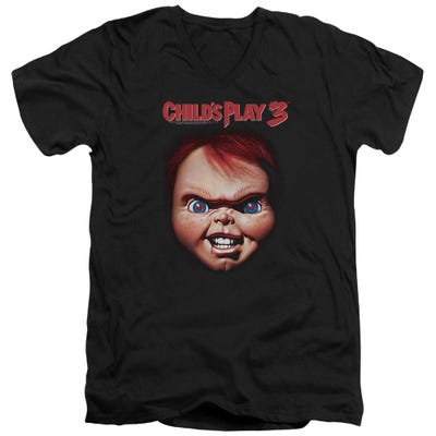 Chucky: Child's Play 3 Moive Poster V-Neck T-Shirt