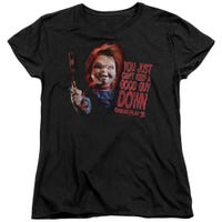 Chucky: Child's Play 3 You Just Can't Keep a Good Guy Down Womens T-Shirt