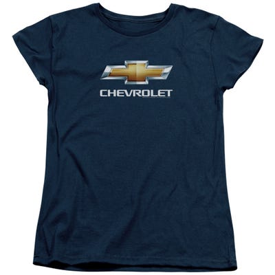 Chevrolet Chevy Bowtie Stacked Womens T-Shirt