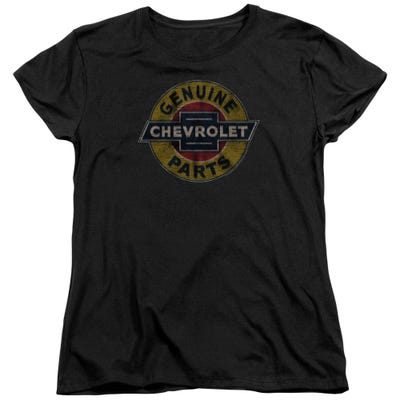 GENUINE CHEVY PARTS DISTRESSED SIGN Womens T-Shirt