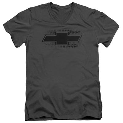Chevy Bowtie Burnout V-Neck T-Shirt