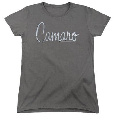 Camaro Official Metal Logo Womens T-Shirt