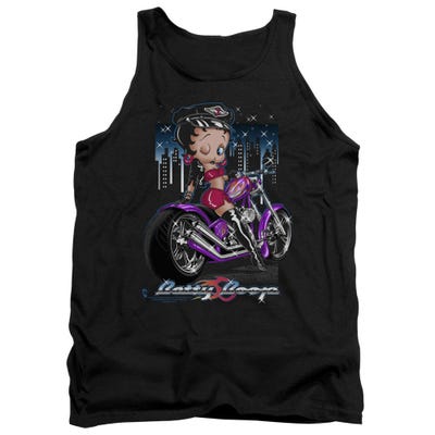 City Chopper Motorcycle Biker Girl Betty Boop Tank Top