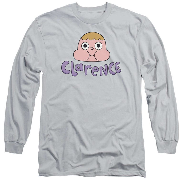 Clarence Head Cartoon Network Long Sleeve Shirt | TeeShirtPalace Clarence Head Cartoon Network Long Sleeve Shirt | TeeShirtPalace