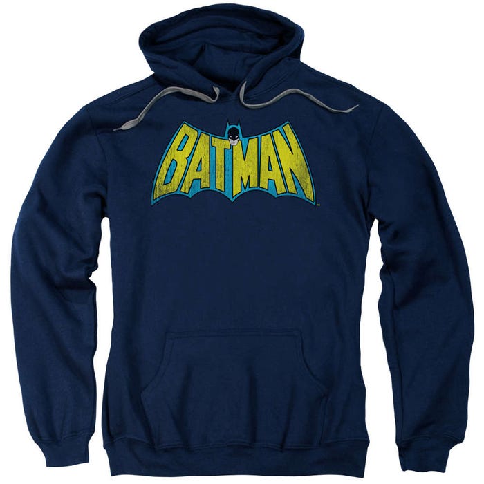 Classic Batman Vintage Logo Hoodie