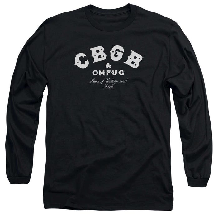 Classic CBGB Logo Long Sleeve Shirt