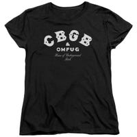 Classic CBGB Logo Womens T-Shirt