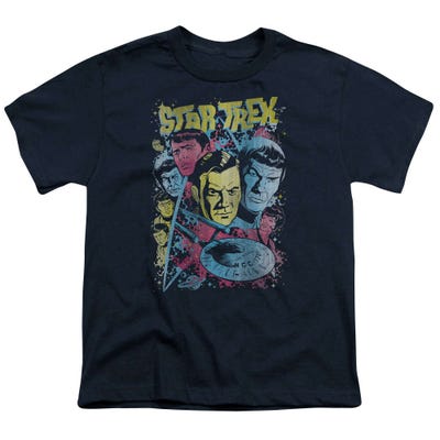 Classic Star Trek Crew Illustrated Kids T-Shirt