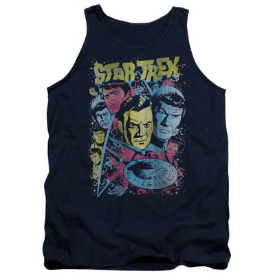 Classic Star Trek Crew Illustrated Tank Top