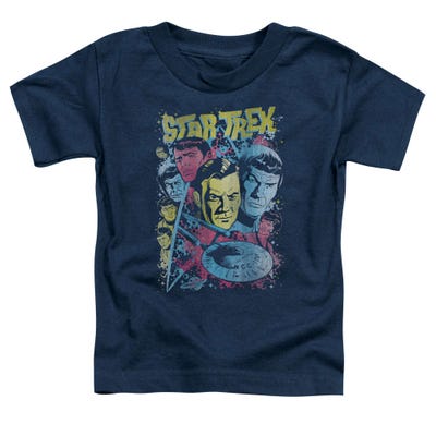 Classic Star Trek Crew Illustrated Toddler T-Shirt