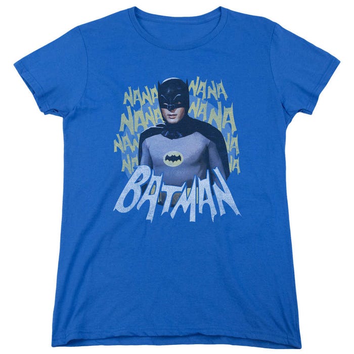 Classic Theme Song Batman Womens T-Shirt