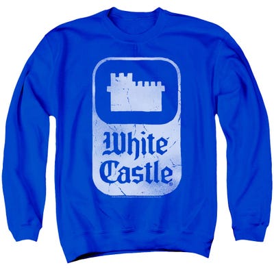 Classic White Castle Logo Sweatshirt